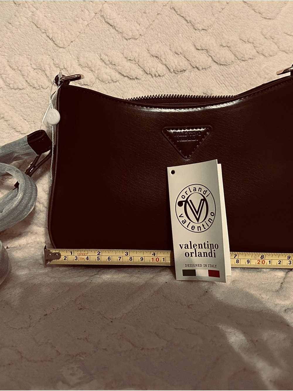 Valentino Orlandi Brown Women's Leather Shoulder Bag - Picture 3 of 6